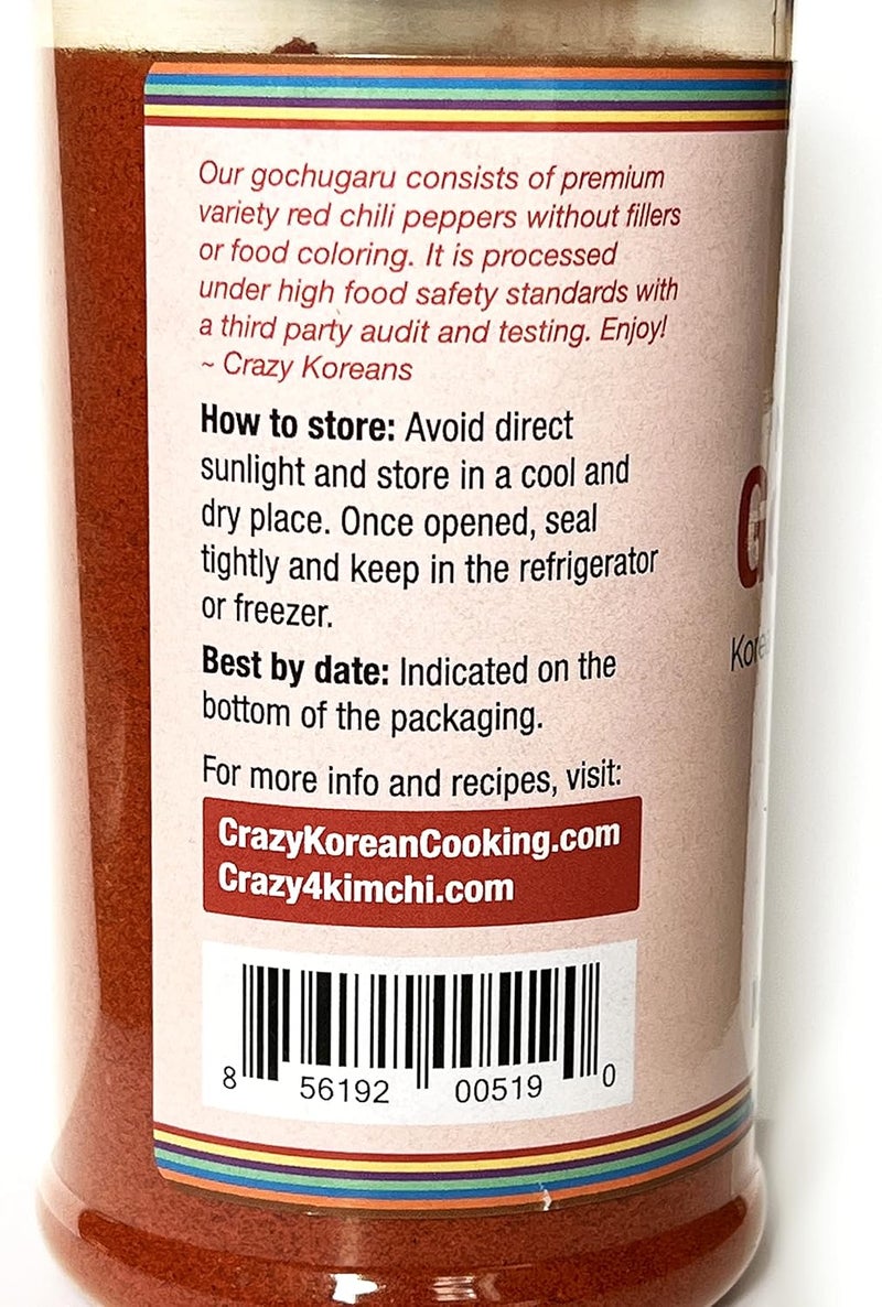 Crazy Korean Cooking Non-GMO Gochugaru - Korean Red Chili Pepper Powder, Fine Grind, 6 oz - Image 4